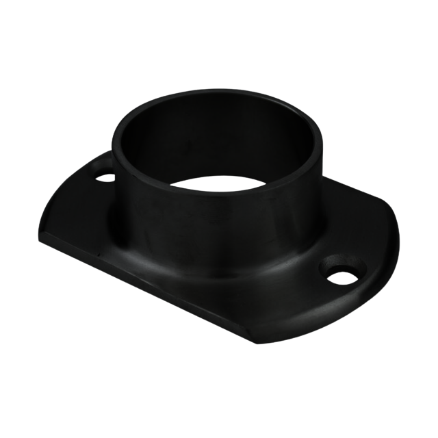 43mm Black Designer Rail with Oblong Base Plate