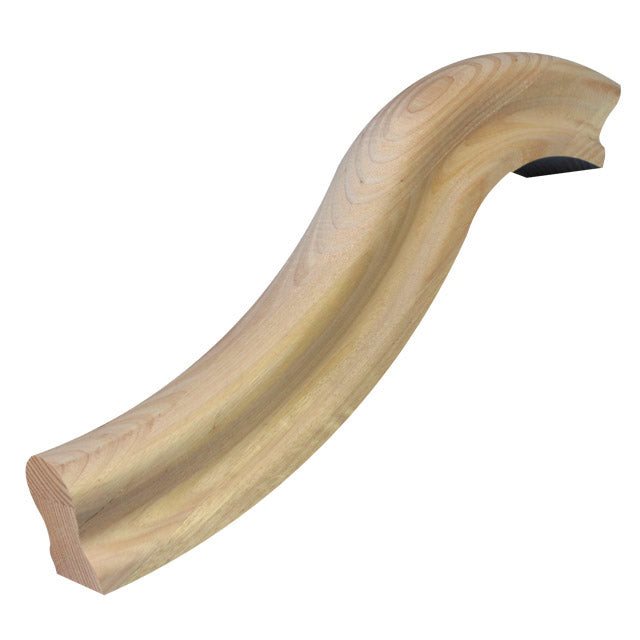 Vic Ash Gooseneck Handrail for Stairs