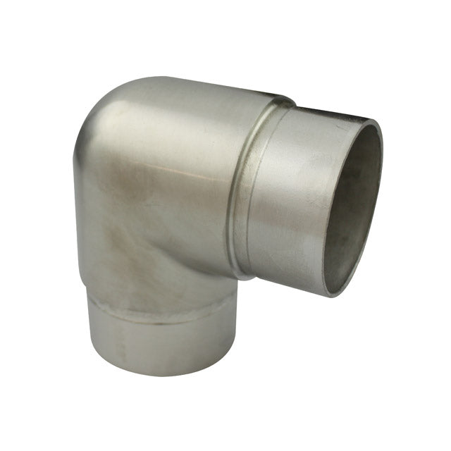 38.1mm Satin Tube 90° Acute Bend Fitting