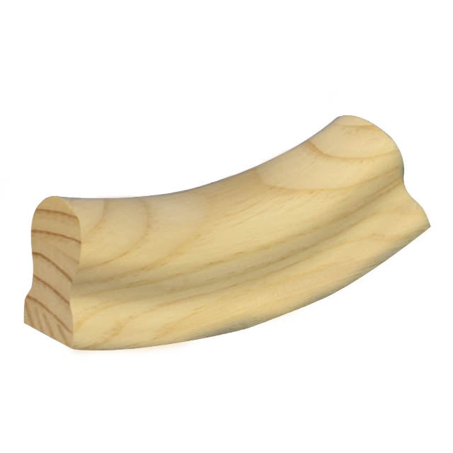 Pine Handrail with 37° Ease-Up Design