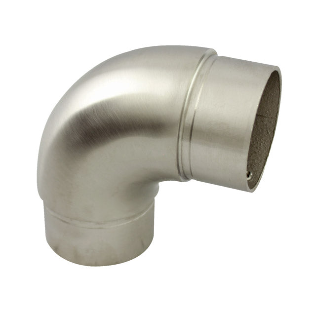 38.1mm Satin Tube 90-Degree Bend Fitting