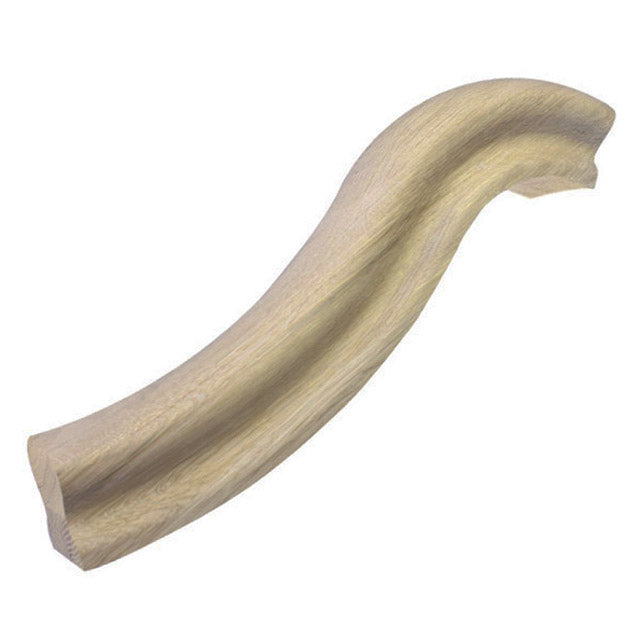 American Oak Gooseneck Handrail for Stairs