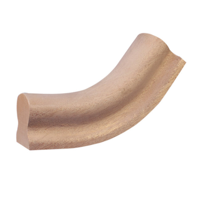 Meranti Wood Stair Handrail - 53° Ease Up Design