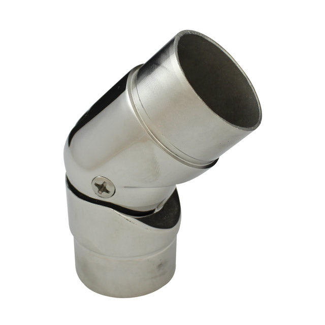 38.1mm Round Mirror Tube Adjustable Bend Connector
