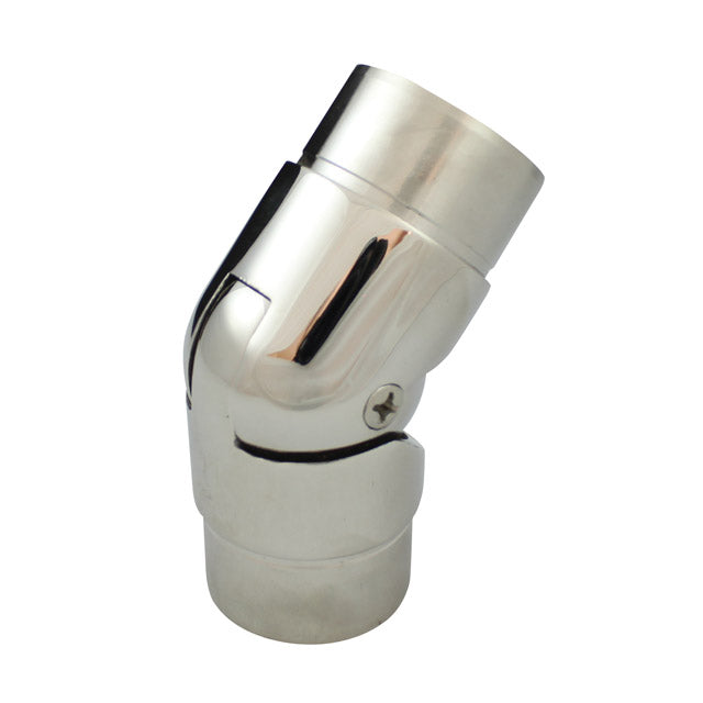 38.1mm Round Mirror Tube Adjustable Bend Connector