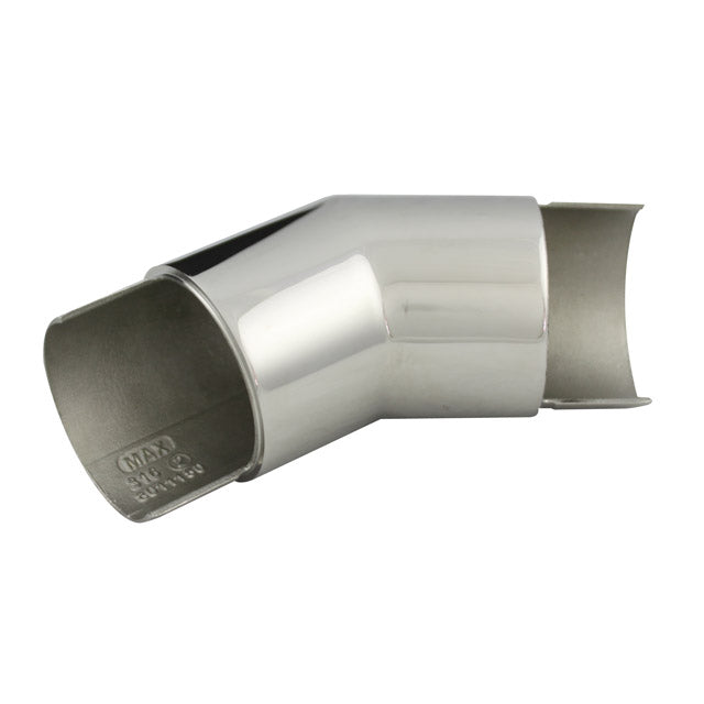 38.1mm Round Mirror Tube 35° Bend Adapter