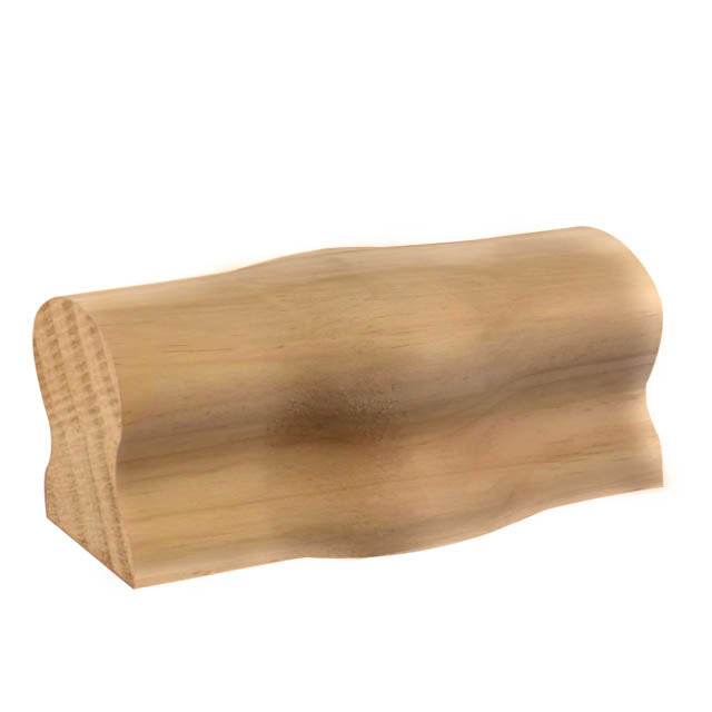 Vic Ash Handrail Middle Post Cap - Durable Wood Finish