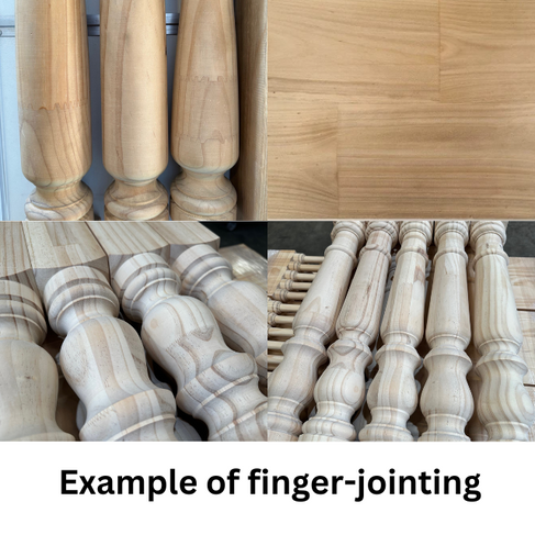 Pine Gooseneck Handrail for Stairs