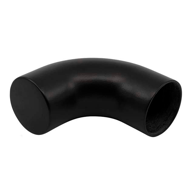 43mm Black Designer Rail Terminating Bend for Modern Interiors
