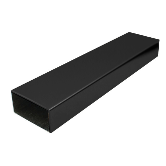 316 Black 50x25mm Rectangle Tube - 5.8m Length