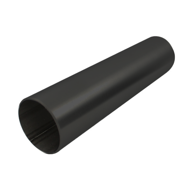 316 Black Round Tube - 50.8mm x 5.8m for Industrial Use