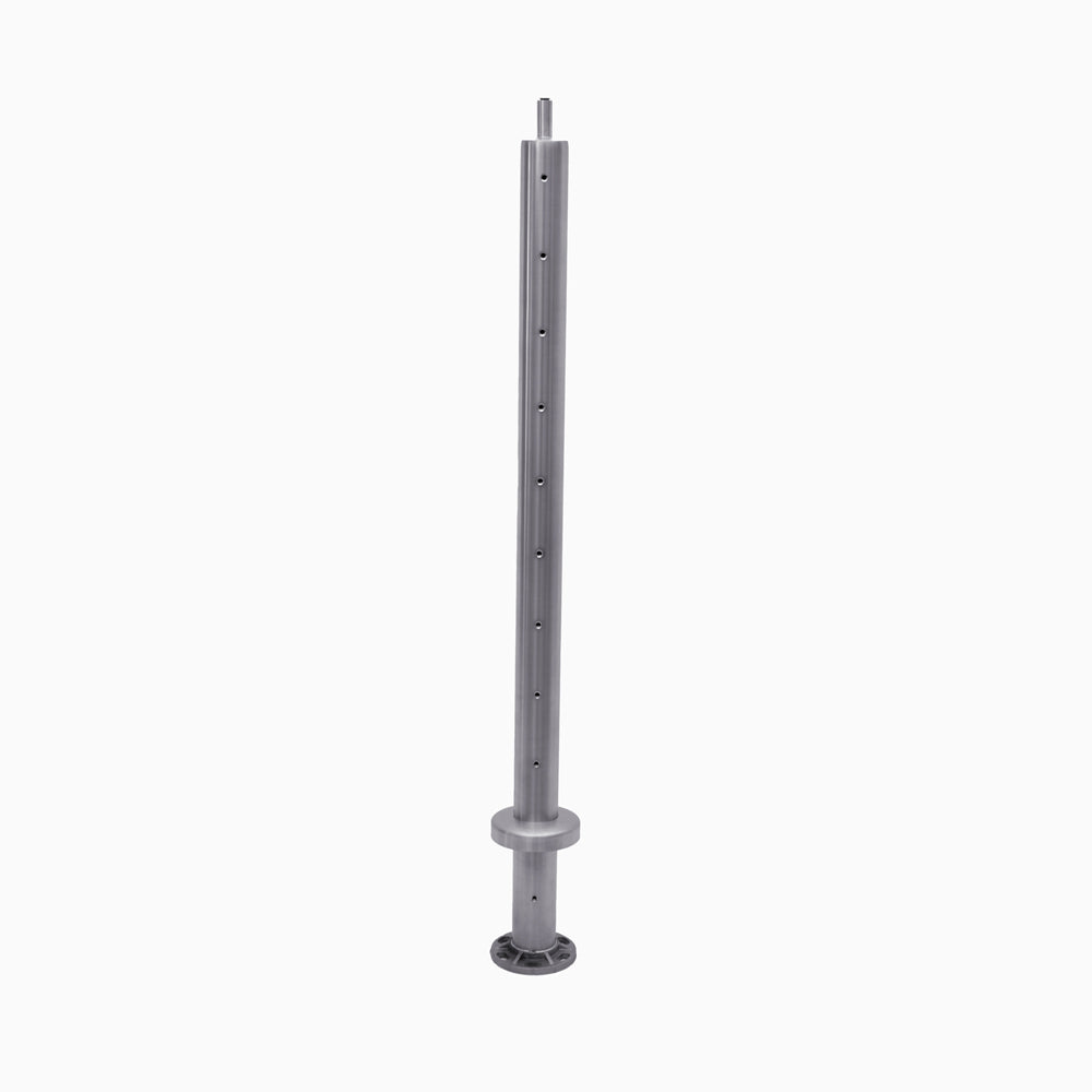3mm Satin Round Balustrade End Post