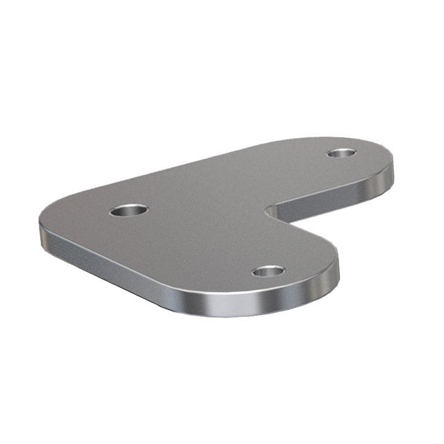 Satin Flat Balustrade Saddle for Corner Posts