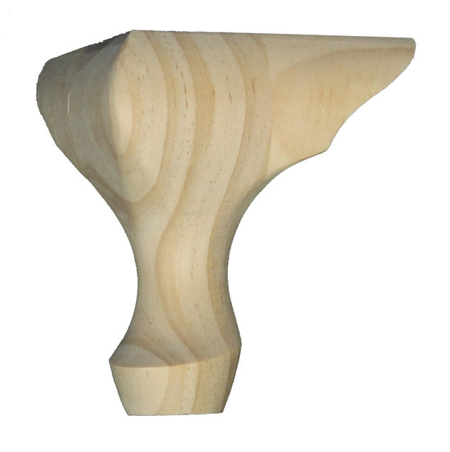Pine Queen Anne Cabriole Legs – 114mm