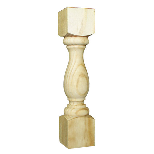 200mm x 42mm Tasman Wooden Spindles for Crafting