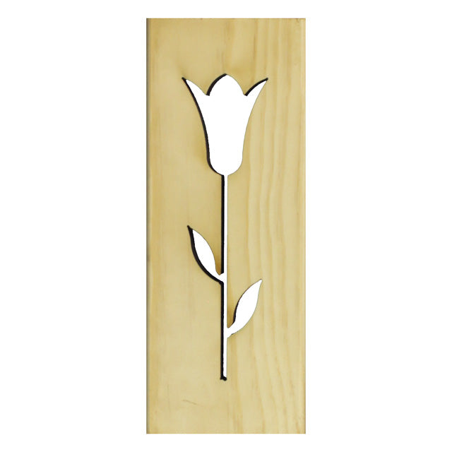 Tulip Fretwork Panels 230x90x19mm for Decorative Screens
