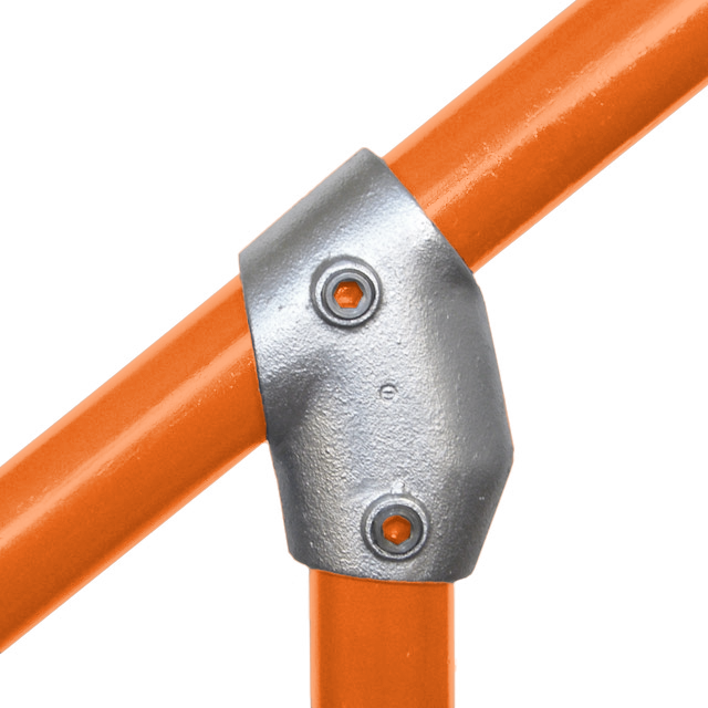 42mm Galvanized Pipe Adjustable Short Top Tee (30-60°)