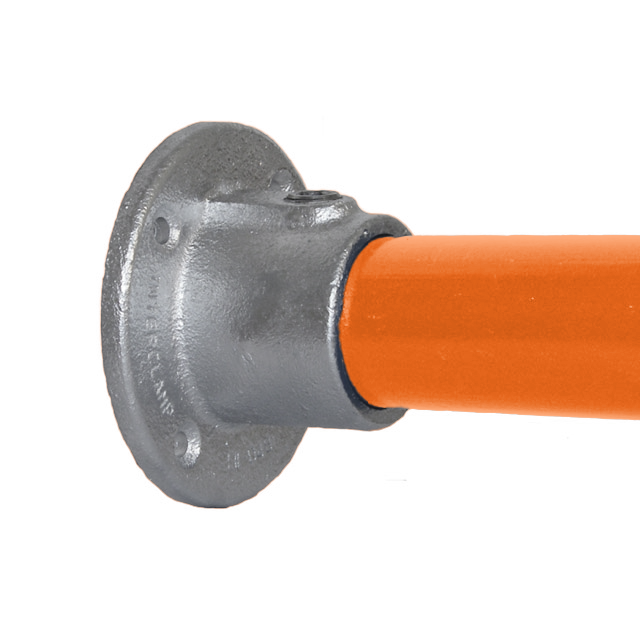 42mm Galvanised Pipe Wall Flange Mount