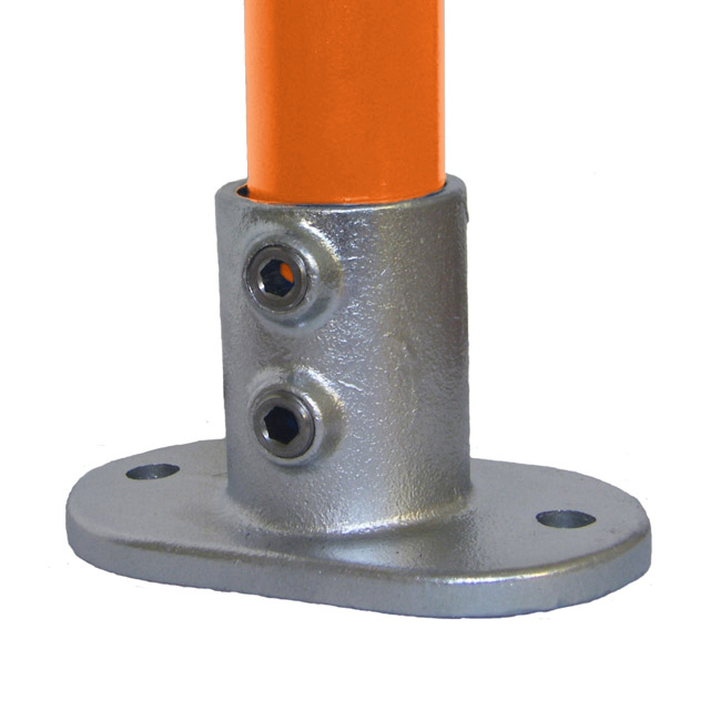 42mm Galvanised Pipe Floor Flange