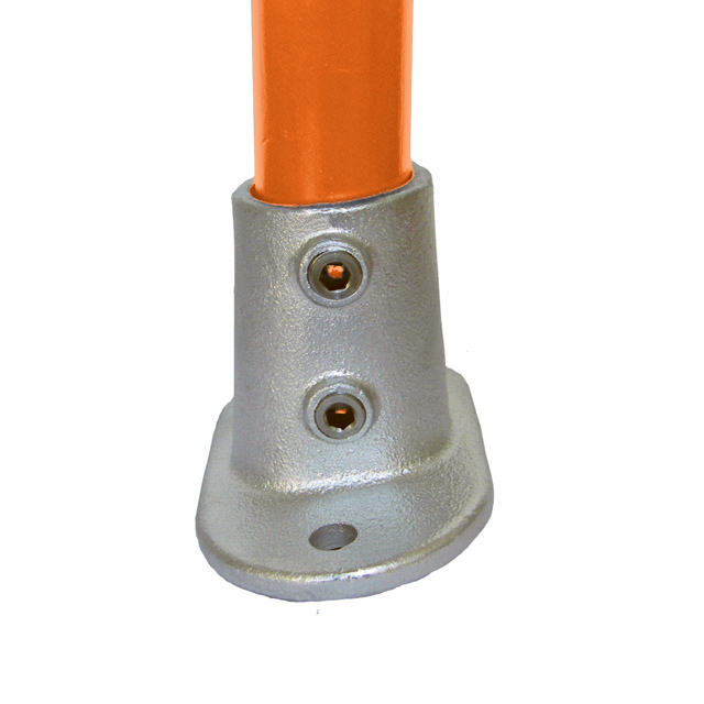 42mm Galvanized Pipe Sloping Flange (0-11° Adjustable)