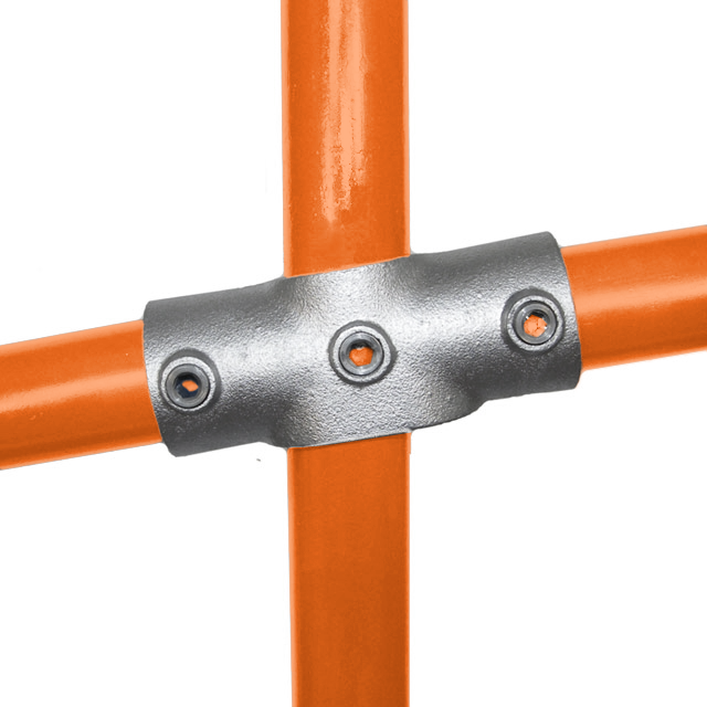 42mm Galvanised Pipe Sloping Cross (0-11°)