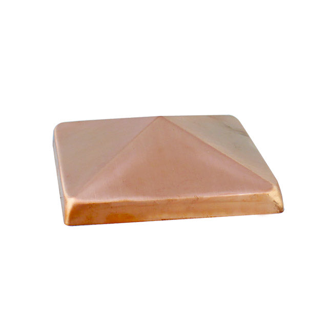 Copper 90mm Metal Post Cap - Durable Outdoor Finish