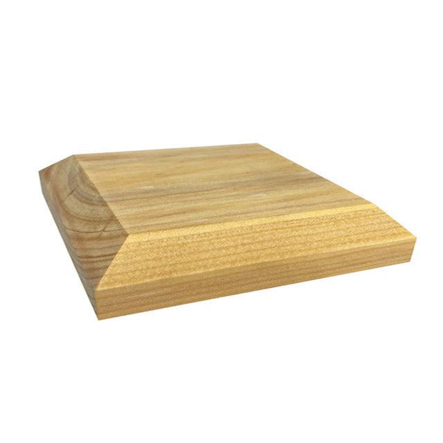 125sq Flat Fence Post Cap for Secure Fit