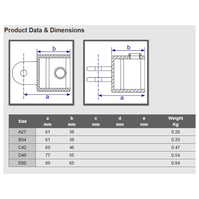 42mm Galvanised Pipe Swivel Fitting (Female)