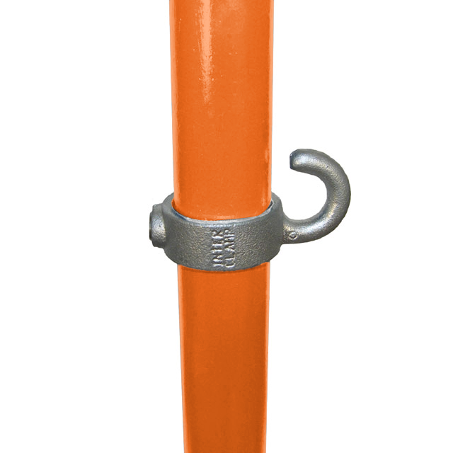 42mm Galvanised Pipe Locking Ring with Hook