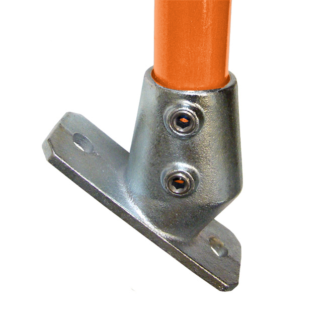Galvanized 42mm Pipe Flange (30-45° Slope)