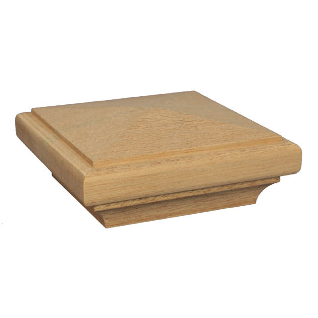 Meranti Stair Pyramid Tops for 90sq Posts
