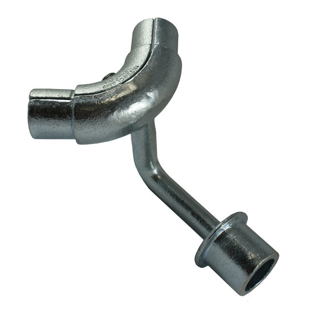 42mm Galvanized Pipe 90-Degree Elbow Fitting