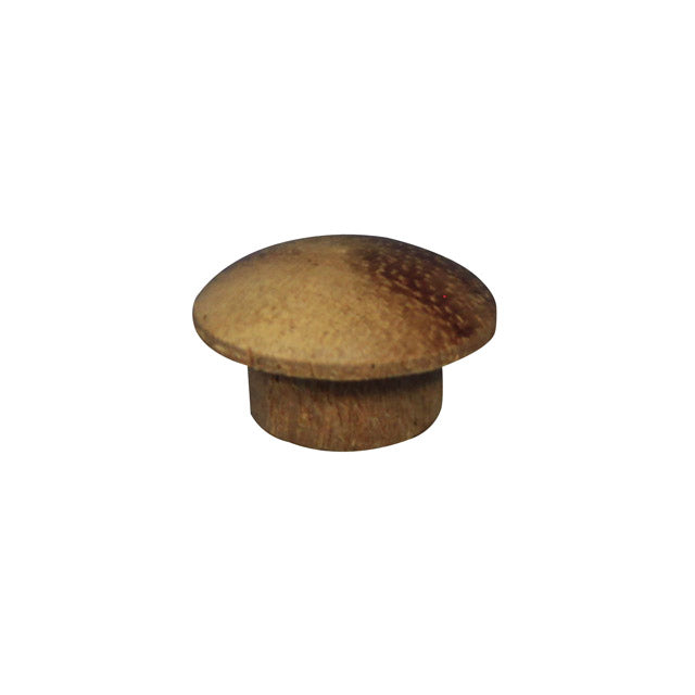 Meranti Wood 3/8" Cover Buttons for Crafting