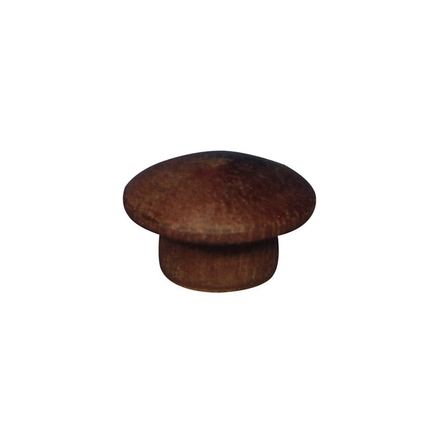 Jarrah Timber Cover Buttons – 9.5mm (3/8 inch)