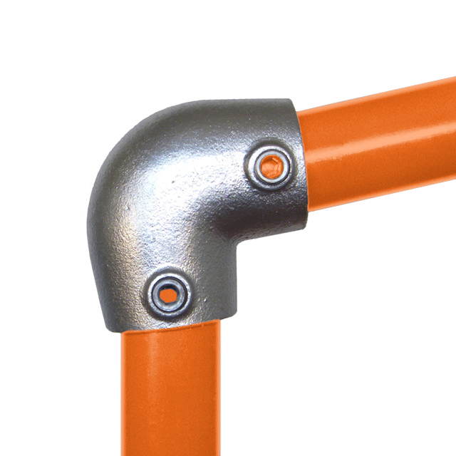 48mm Galvanised Pipe Sloping Elbow (0-11°)