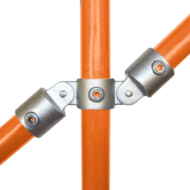 48mm Galvanised Pipe Double Swivel Connector