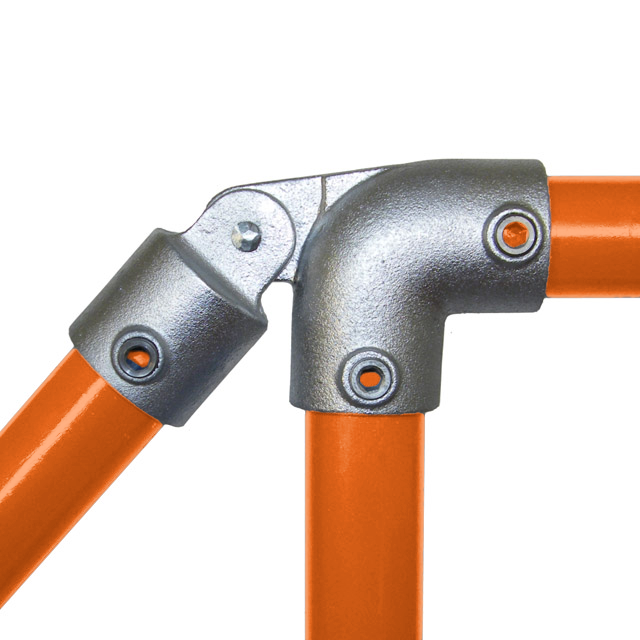 48mm Galvanised Pipe Swivel Elbow Fitting