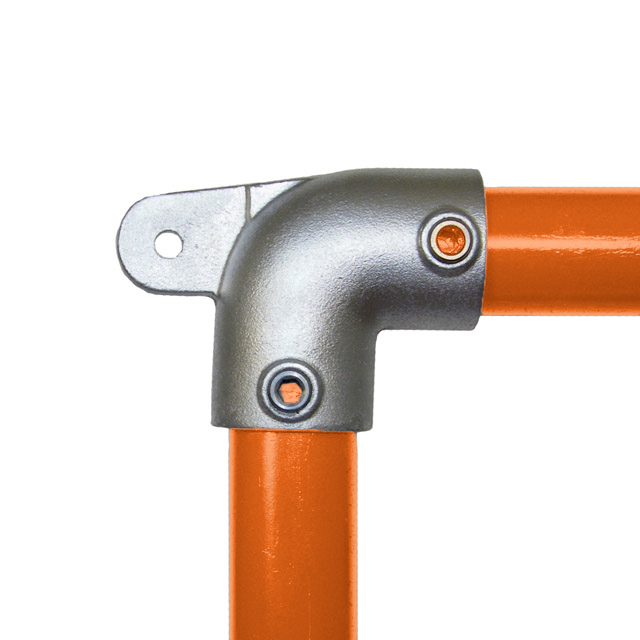 48mm Galvanized Pipe Swivel Elbow - Male Fitting