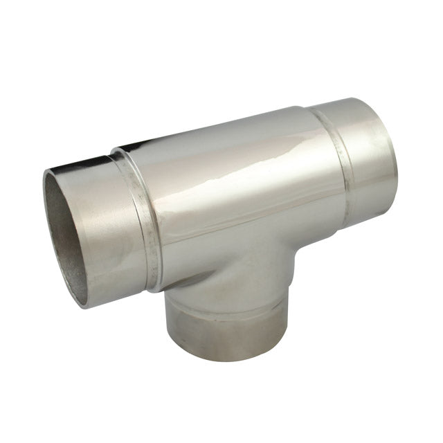 50.8mm Round Mirror Tube Straight T Connector