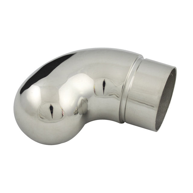 50.8mm Round Mirror Tube 90° Bend Connector
