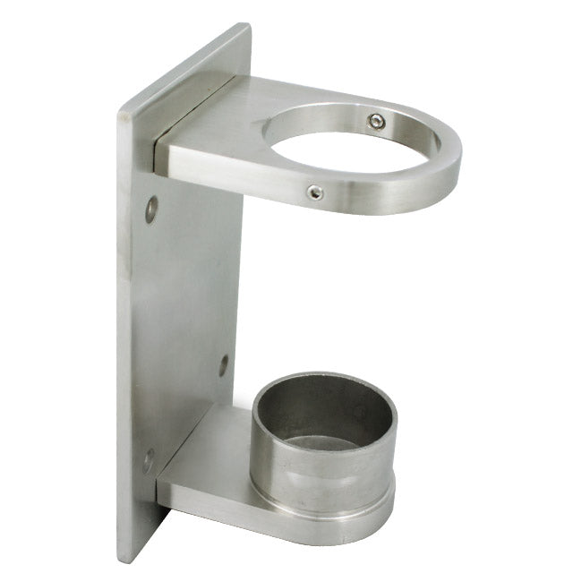 Round Tube Wall Bracket - 50.8mm Satin Finish