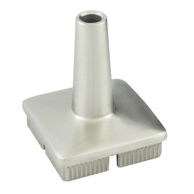 50mm Square Satin Rail Tube Converter