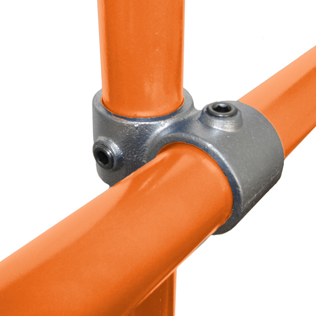 60mm Galvanised Pipe Crossover Fitting