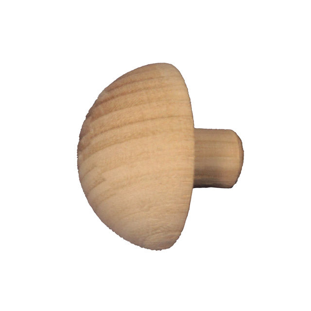 50mm Vic Ash Wooden Domed End Cap