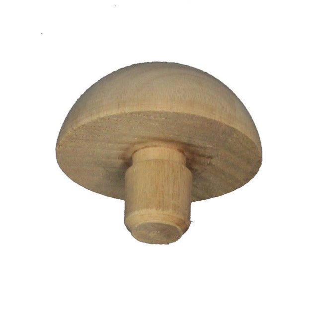 50mm Vic Ash Wooden Domed End Cap