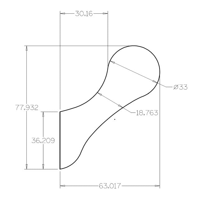 Pine Pigs Ear Handrail – Bulk Random Lengths
