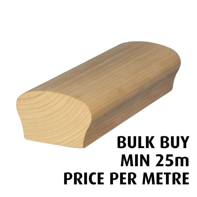 Pine Victorian Handrail - Bulk Random Lengths