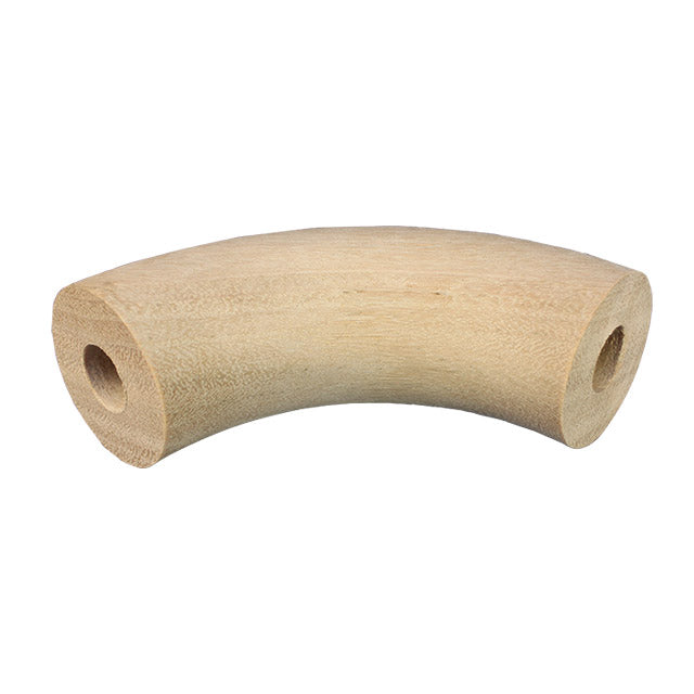 43mm Blackbutt Designer Rail - 90 Degree Bend