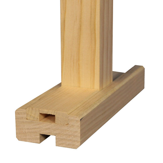 Pine Base Rail with Rebate - Bulk Random Lengths