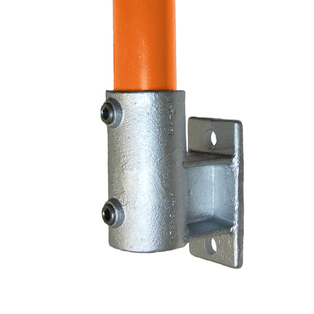34mm Galvanised Pipe Vertical Base Support